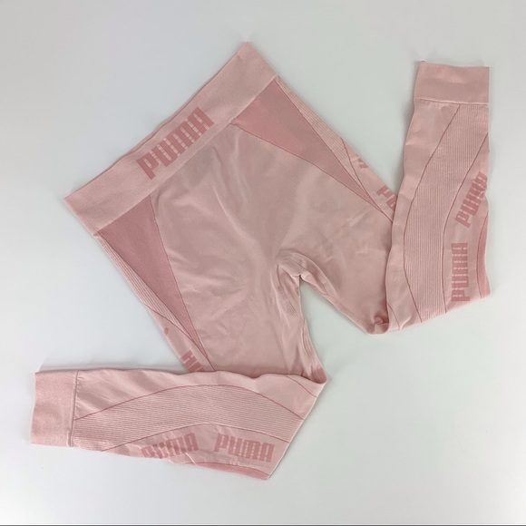 Puma NWT Pink Evostripe Evoknit 7/8 Tights, Small - Picture 1 of 16